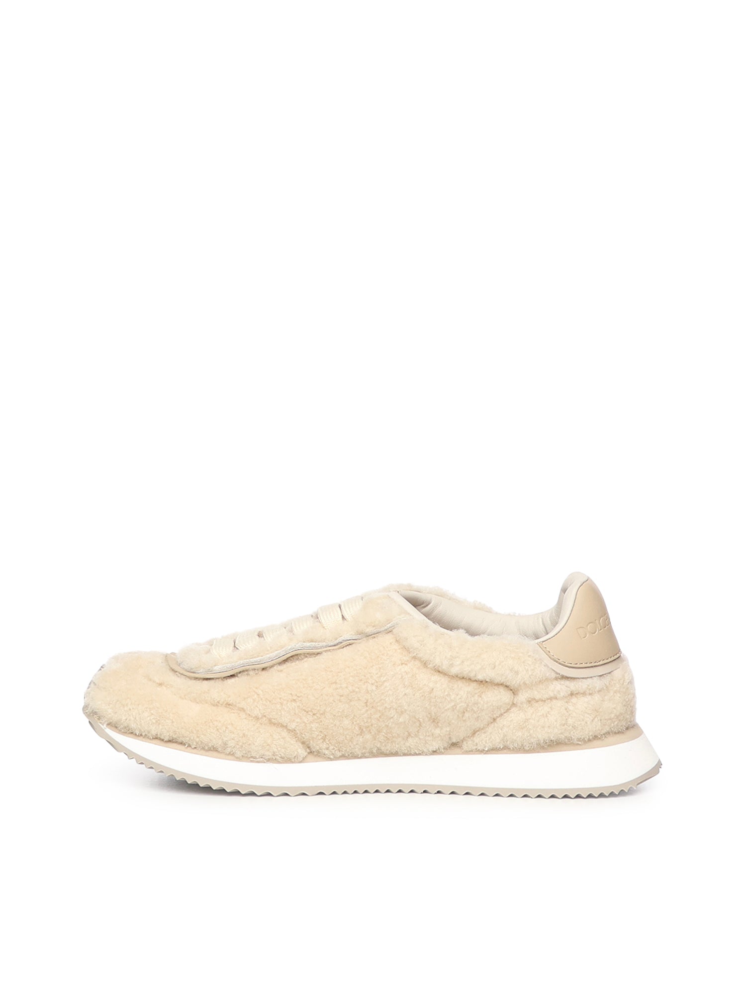 Dolce & Gabbana Sneakers Beige Lambskin