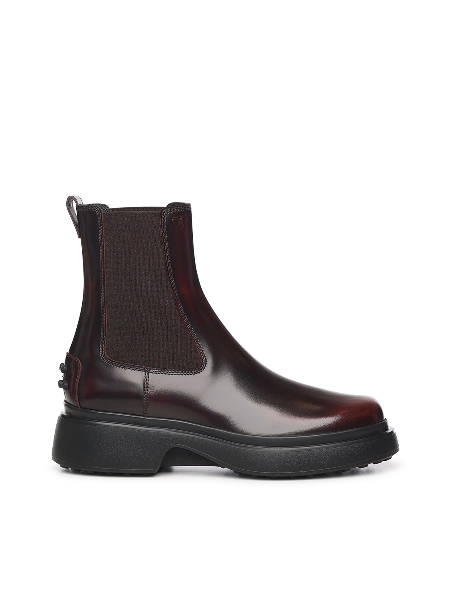 Tods Boots Wine Calfskin