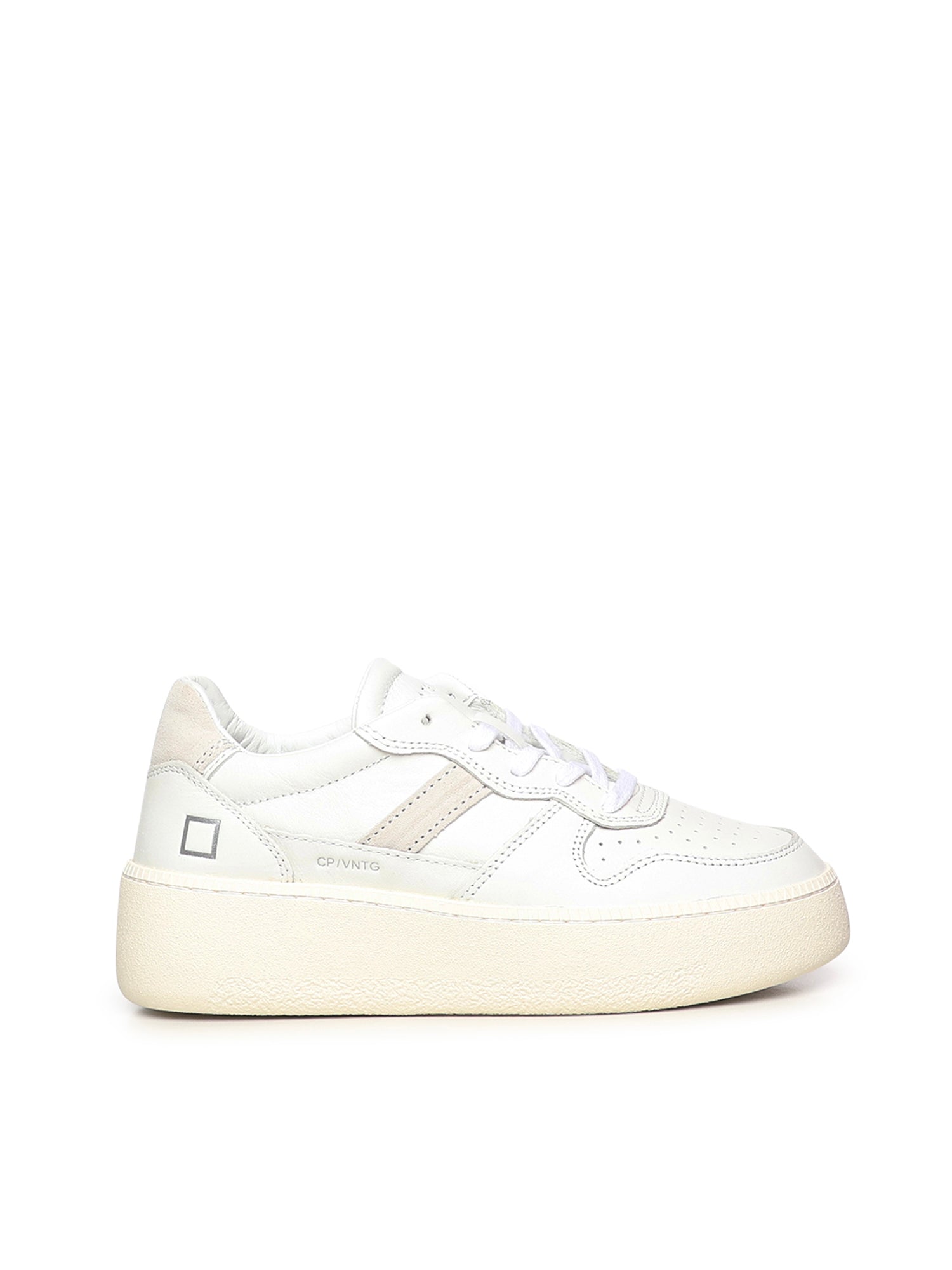 D.a.t.e. Sneakers White Leather