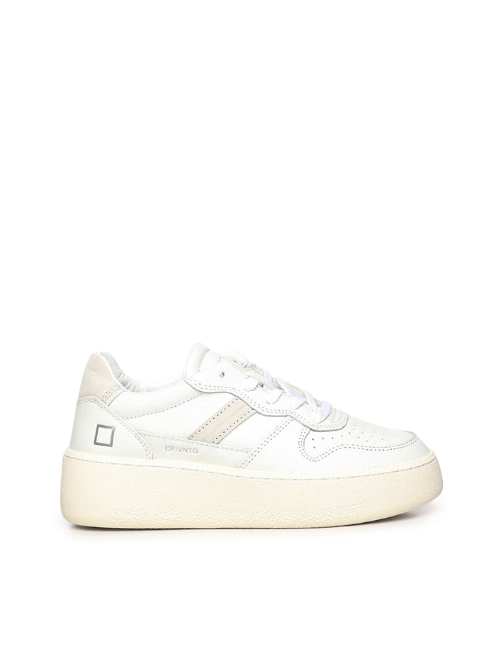 D.a.t.e. Sneakers White Leather