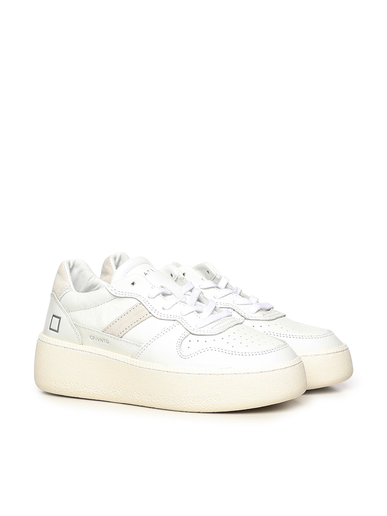 D.a.t.e. Sneakers White Leather