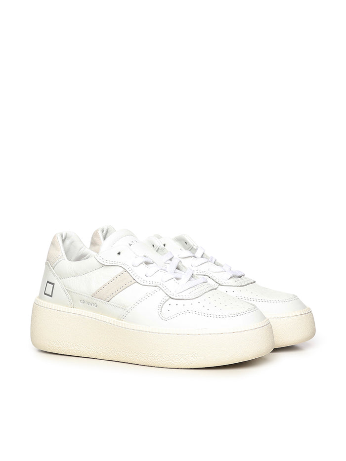 D.a.t.e. Sneakers White Leather