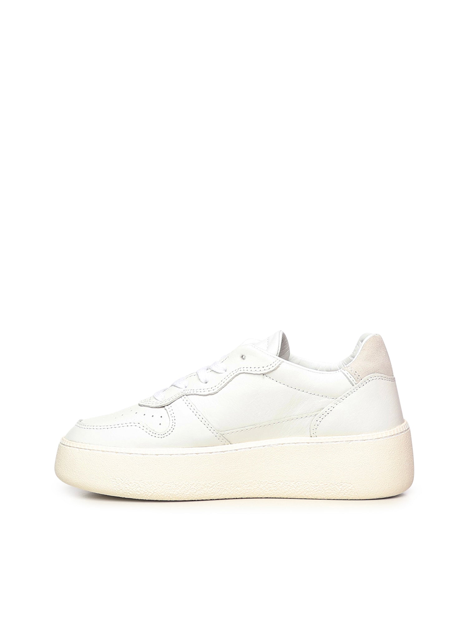 D.a.t.e. Sneakers White Leather