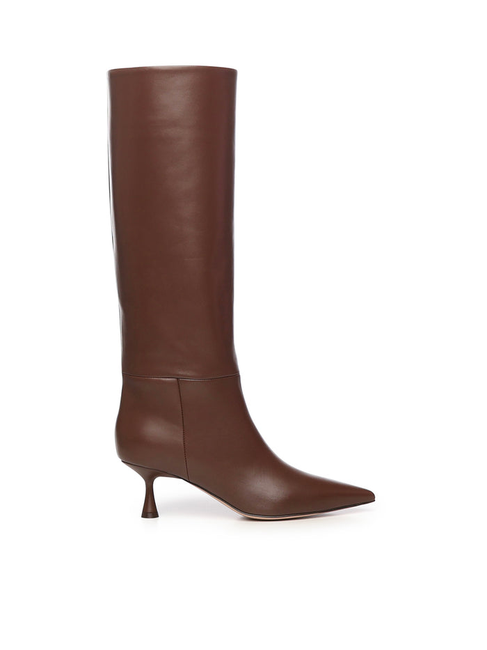 Gianvito Rossi Boots Brown Calfskin
