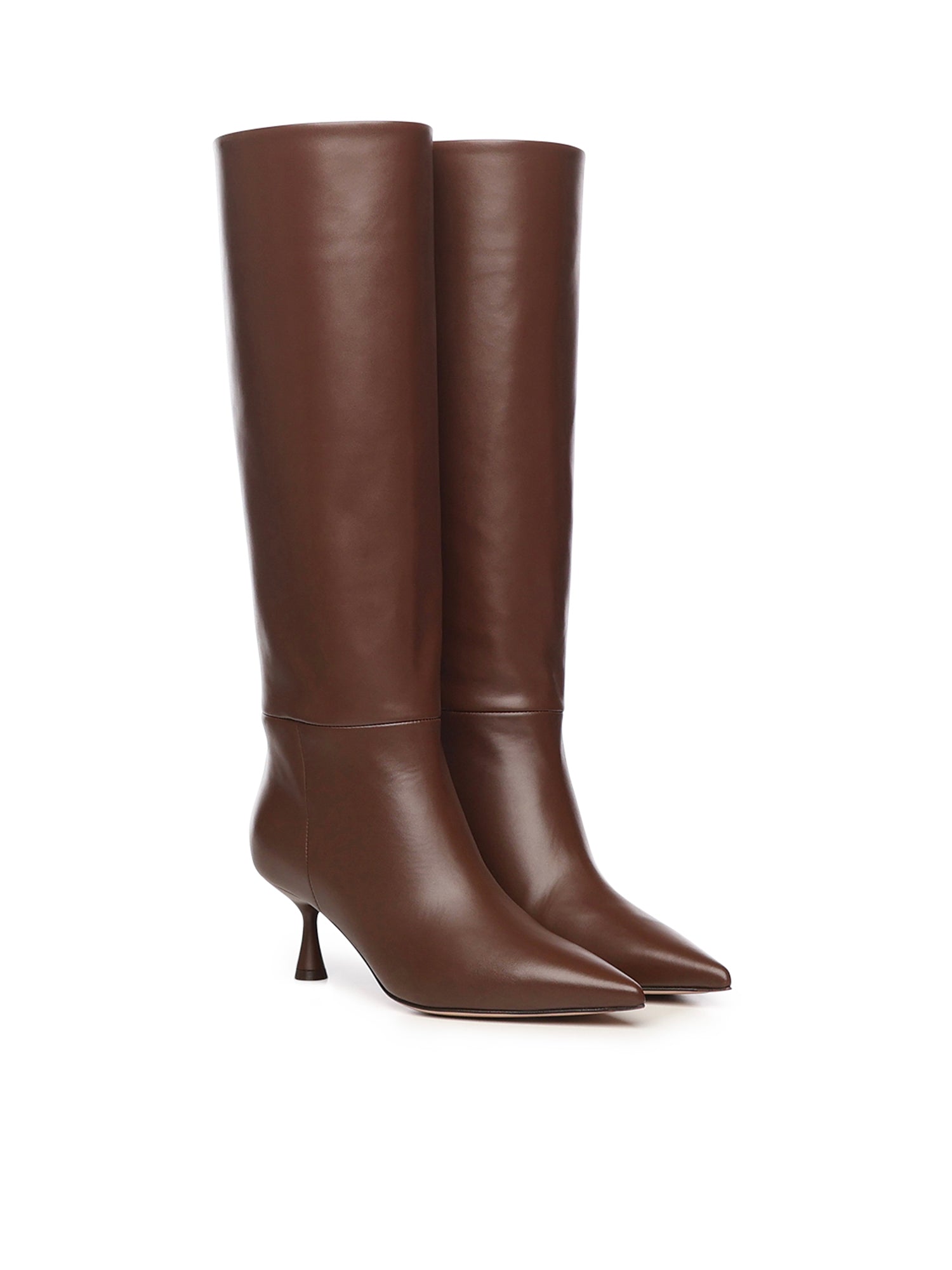 Gianvito Rossi Boots Brown Calfskin