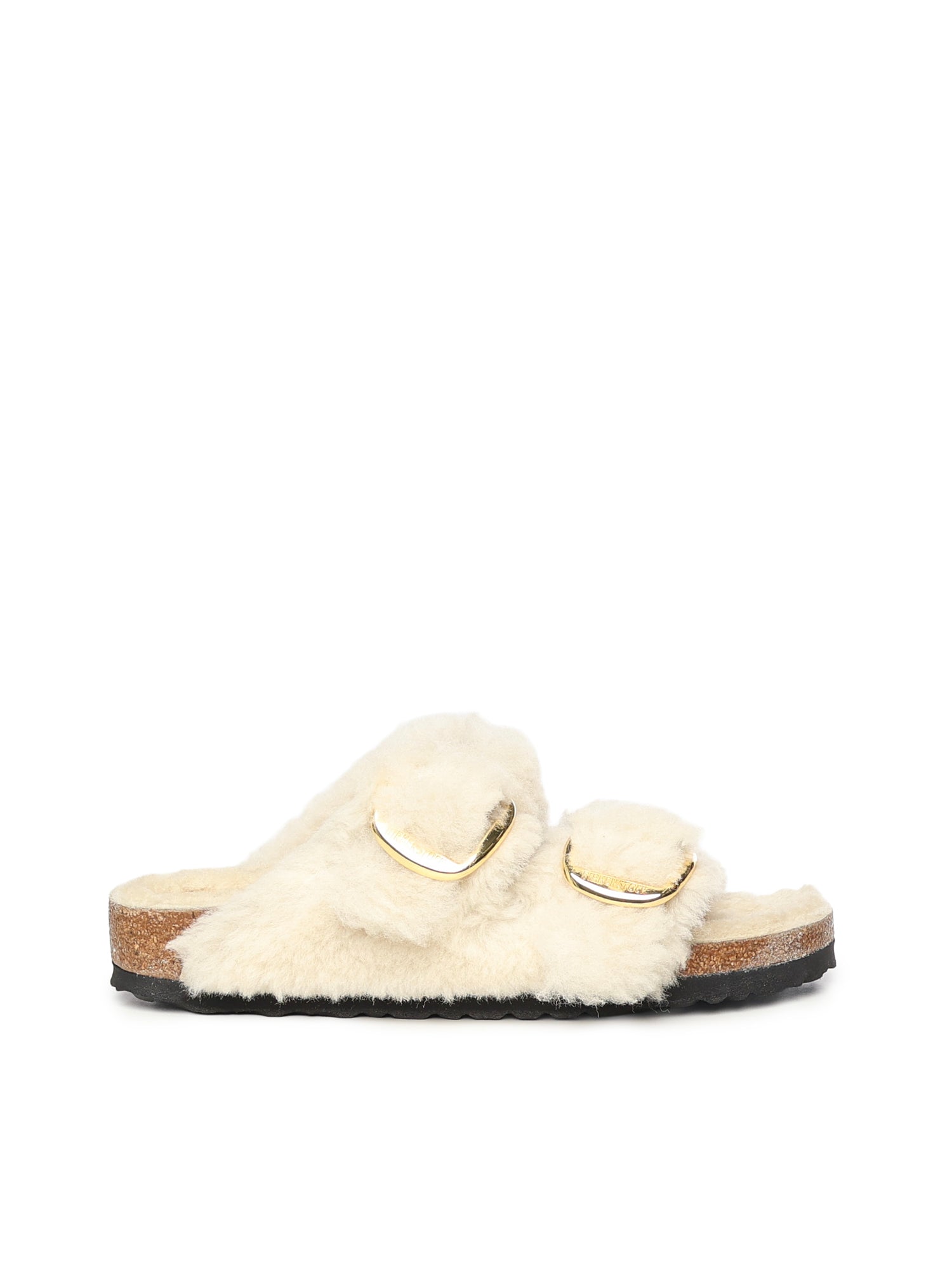 Birkenstock Sandals Eggshell Shearling