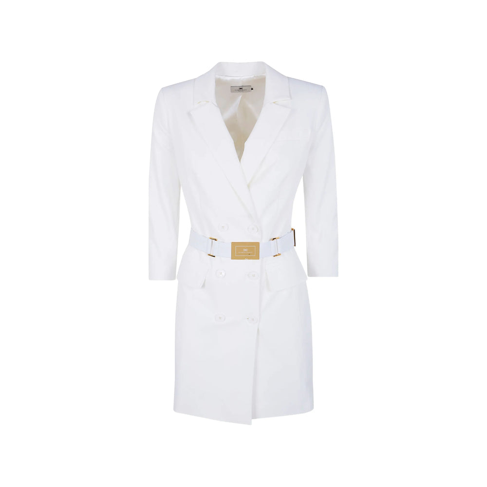Dress Elisabetta Franchi White Polyamide: 88