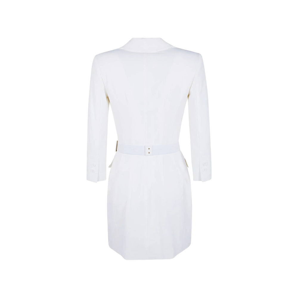 Dress Elisabetta Franchi White Polyamide: 88