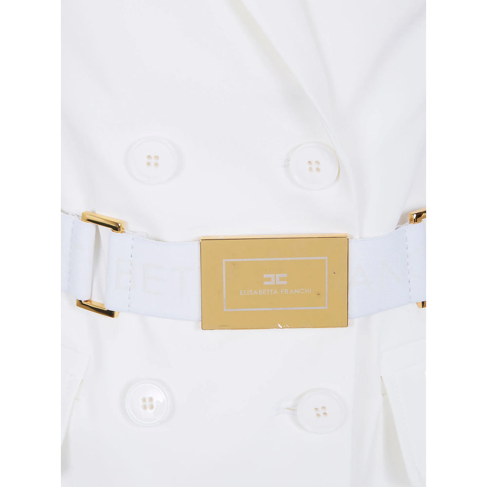 Dress Elisabetta Franchi White Polyamide: 88