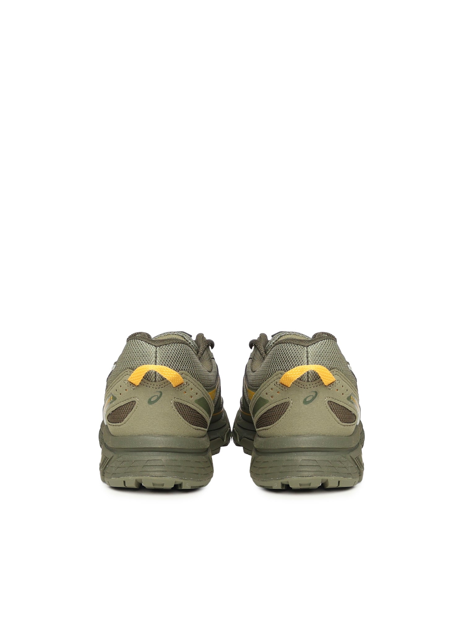 Asics Sneakers Olive Canvas Synthetic/leather