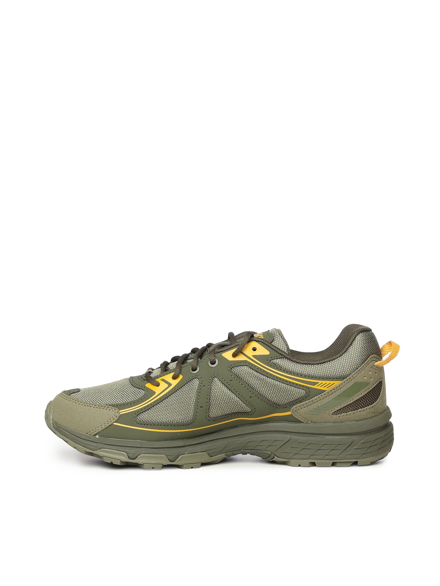 Asics Sneakers Olive Canvas Synthetic/leather