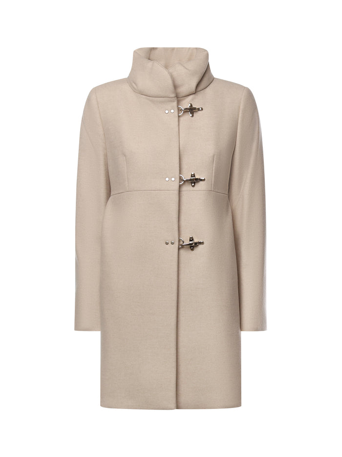 Fay Coats White Wool