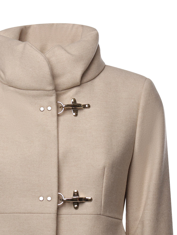 Fay Coats White Wool