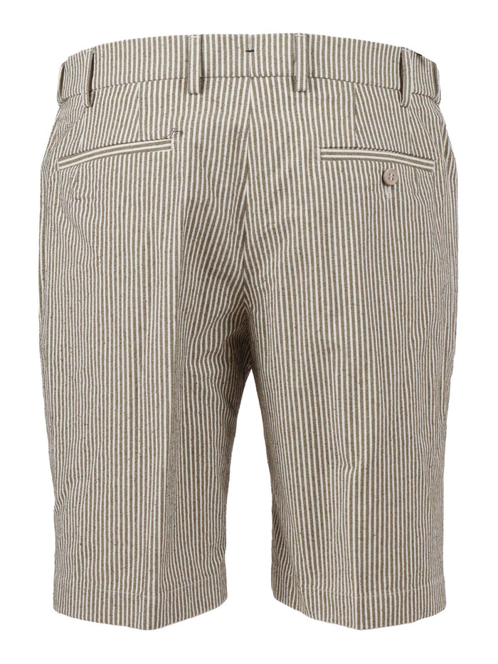 Ber_muda Elax Pants Green Cotton Polyamide Elastane Bermuda Short