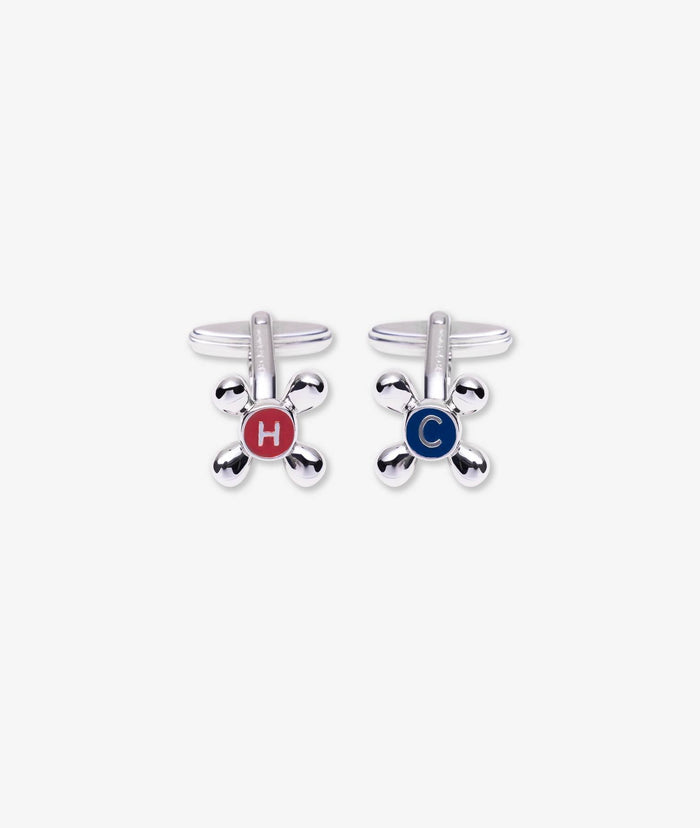 Cufflinks Cold And Hot Water Silver Jewelry