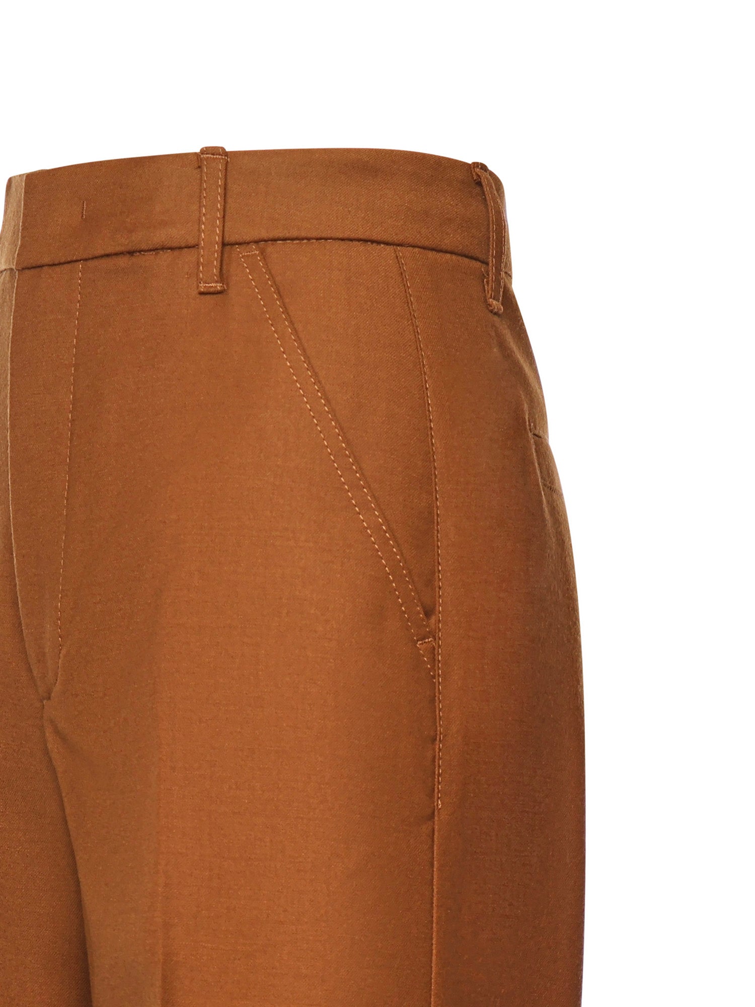 Dondup Rtw Brown Virgin Wool