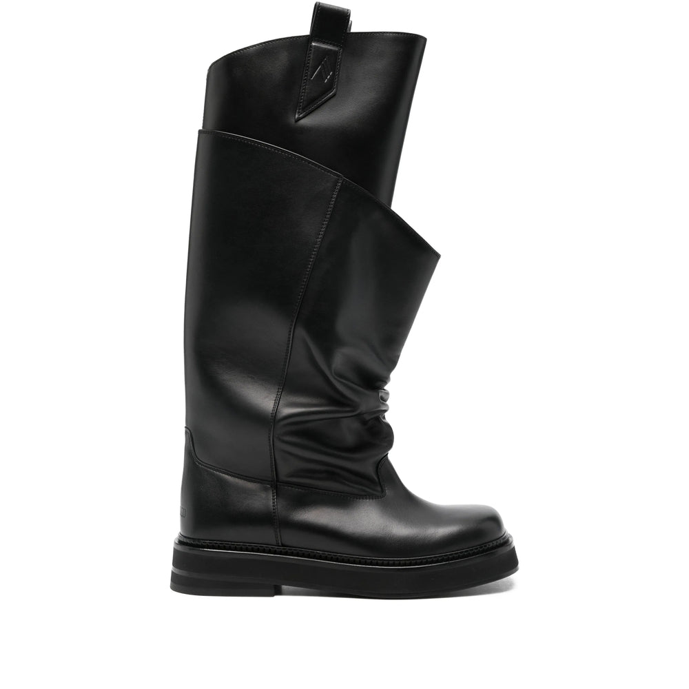 Shoes The Attico Black Calf Leather: 100