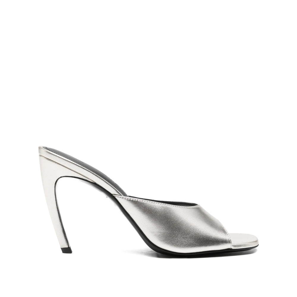 Shoes The Attico Silver Sole Calf Leather: 100