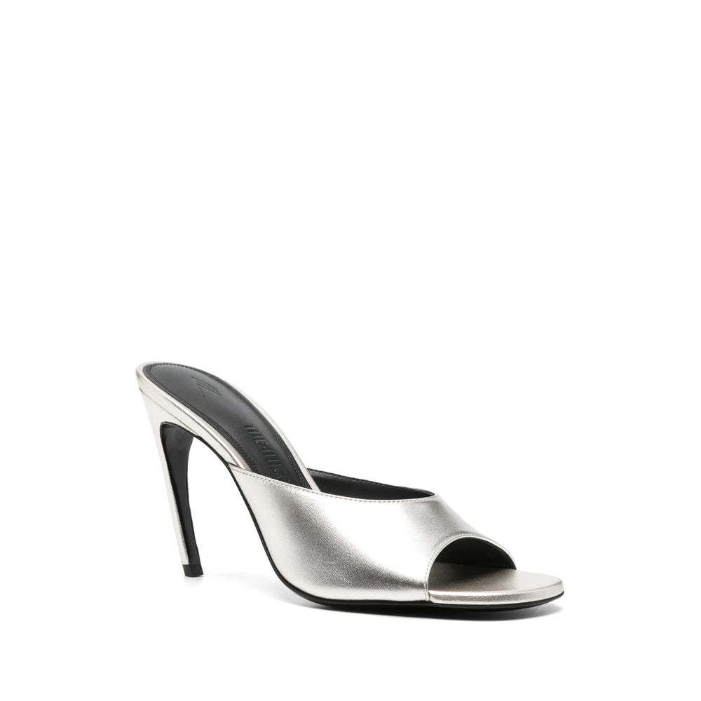 Shoes The Attico Silver Sole Calf Leather: 100