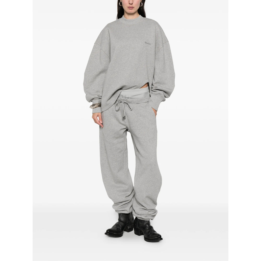 Pant The Attico Grey Cotton: 100