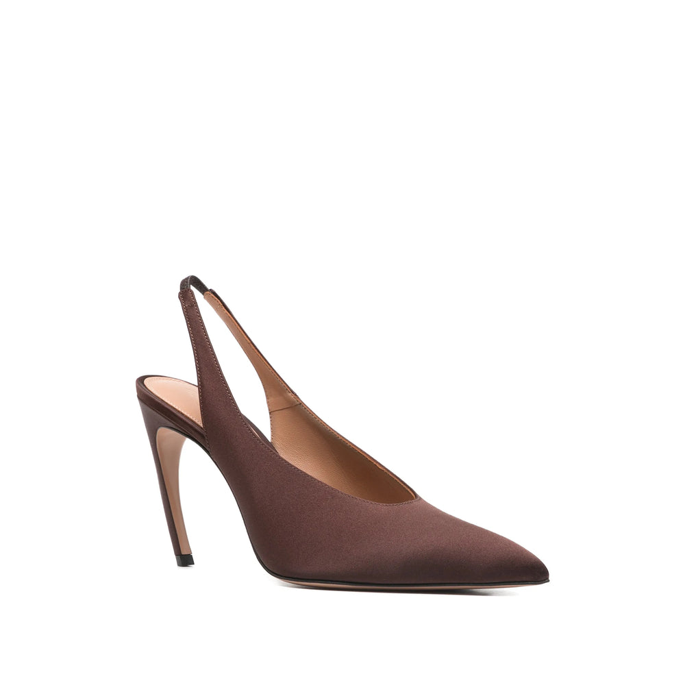 Shoes The Attico Brown Lining Calf Leather: 100