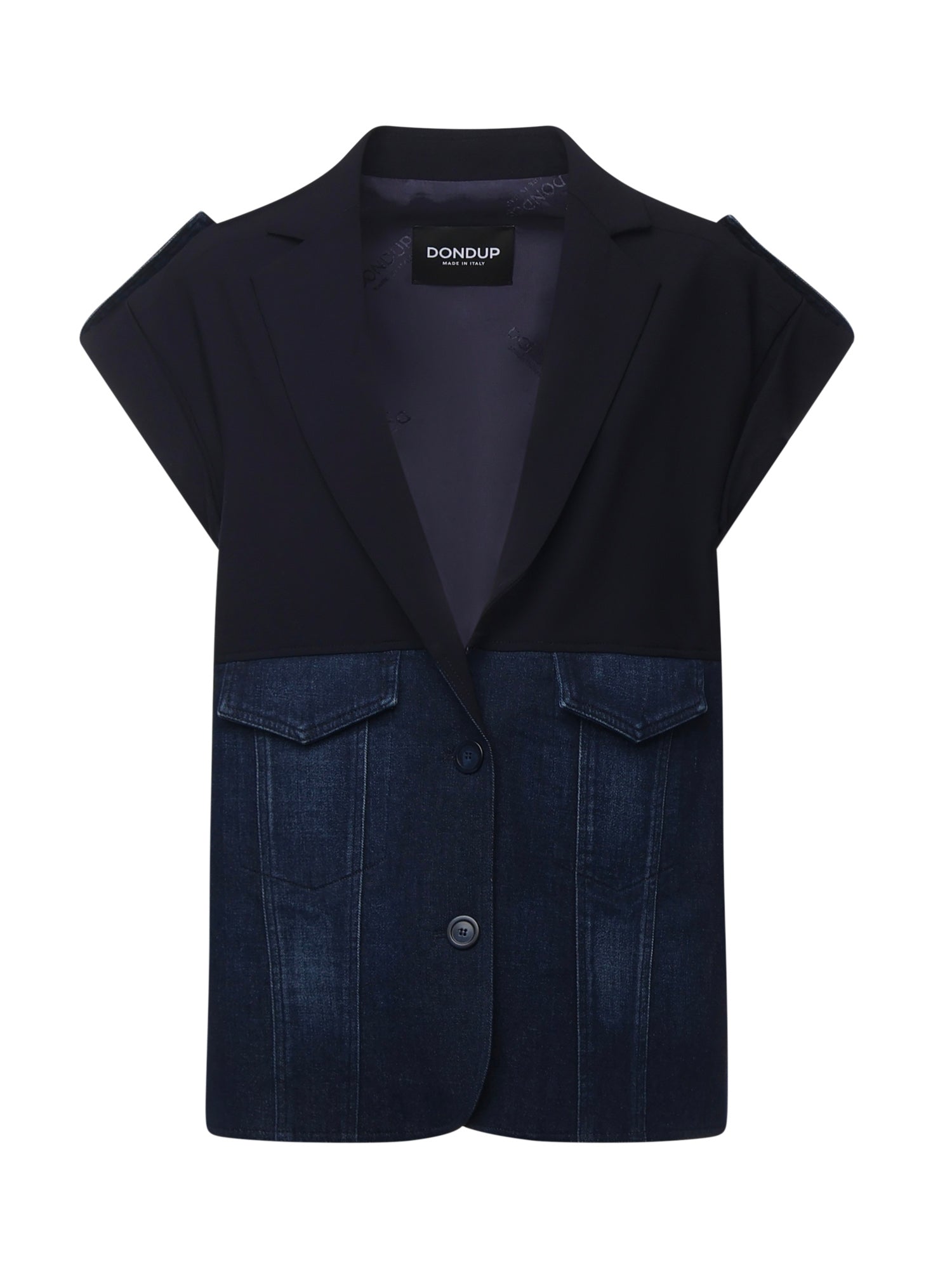 Dondup Jackets Blue Cotton