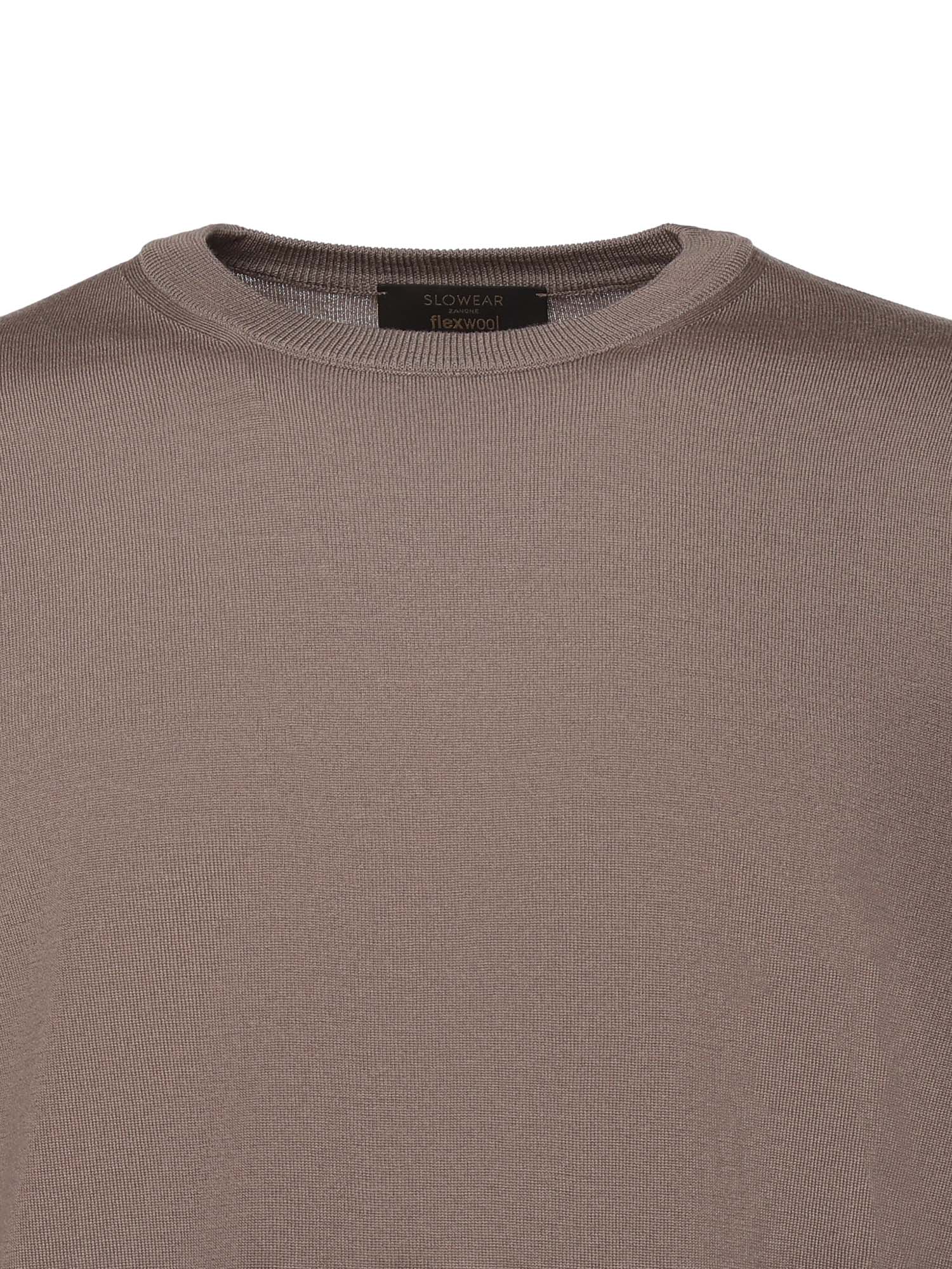 Zanone Sweaters Sand Virgin Wool/polyamide
