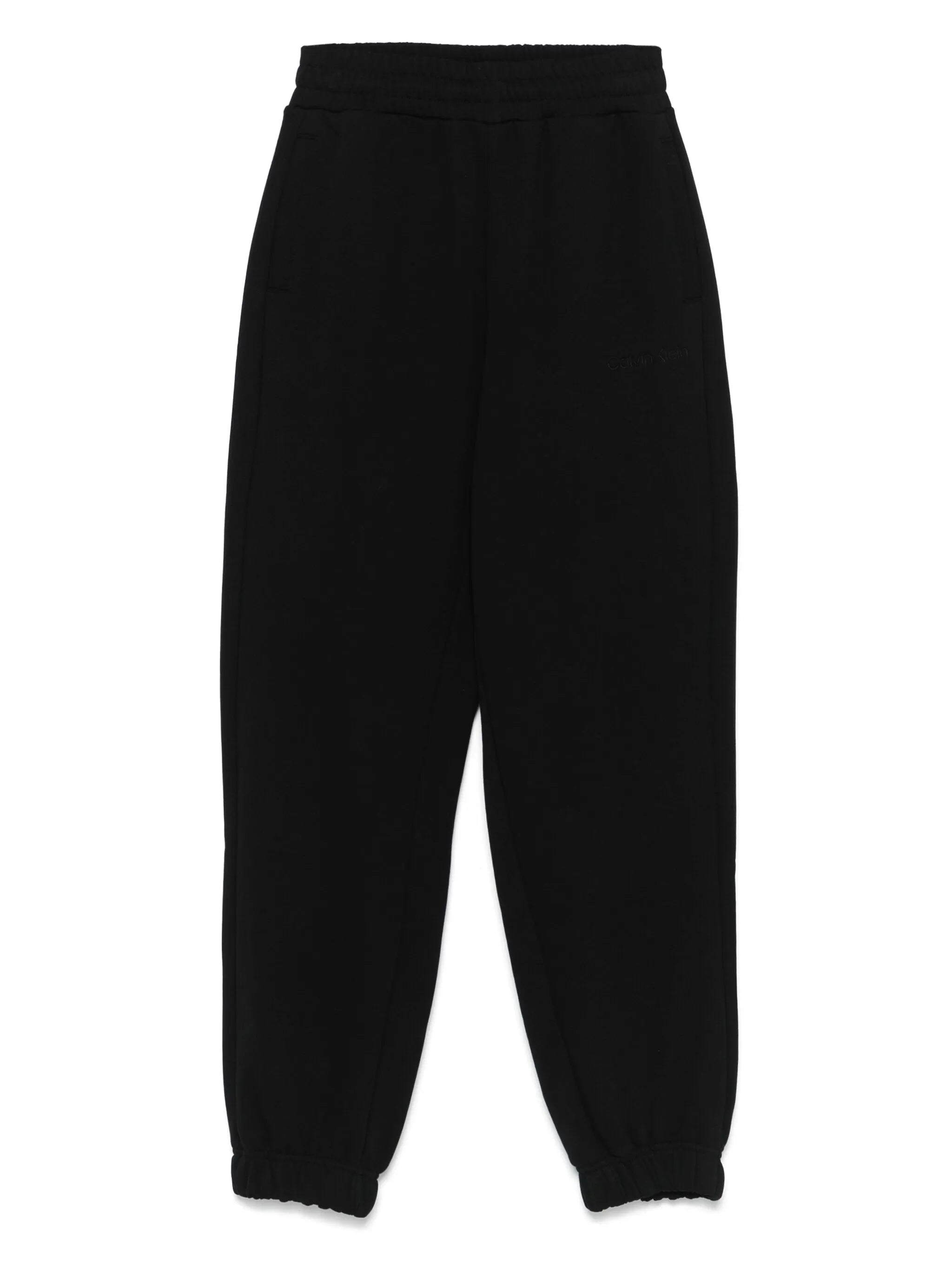 Ls French Terry Emb Logo Pant Black Pantaloni