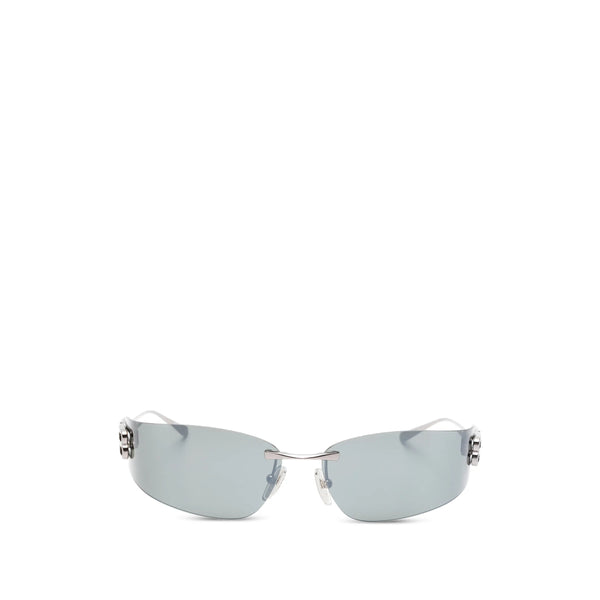 Rimless Metal Sunglasses Silver