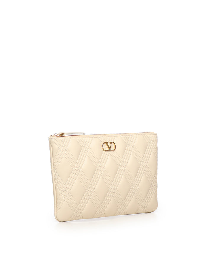 Valentino Garavani Bags Butter White Lambskin