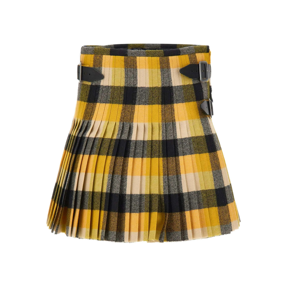 Skirt Vivienne Westwood Yellow/black Wool: 100