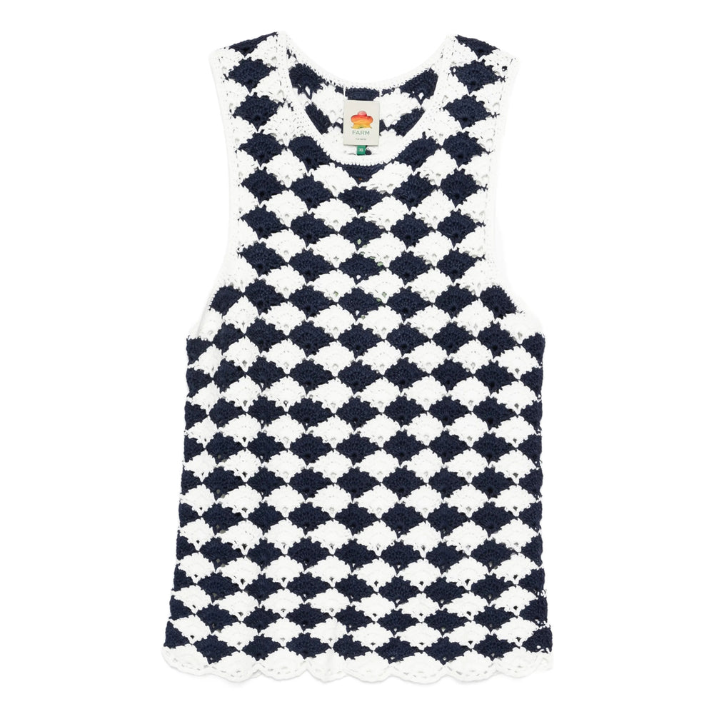 Top Farm Rio Blue/white Acrylic: 100. Tops