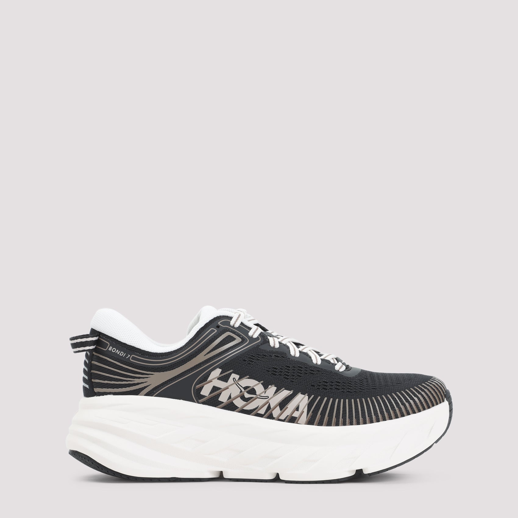 W Bondi 7 Sneakers Black Textile Rubber Shoe