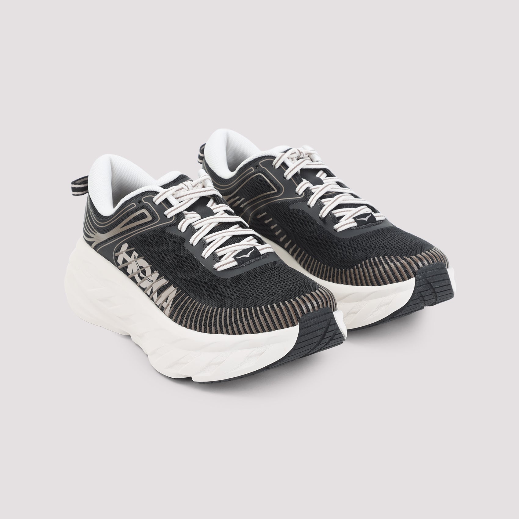W Bondi 7 Sneakers Black Textile Rubber Shoe