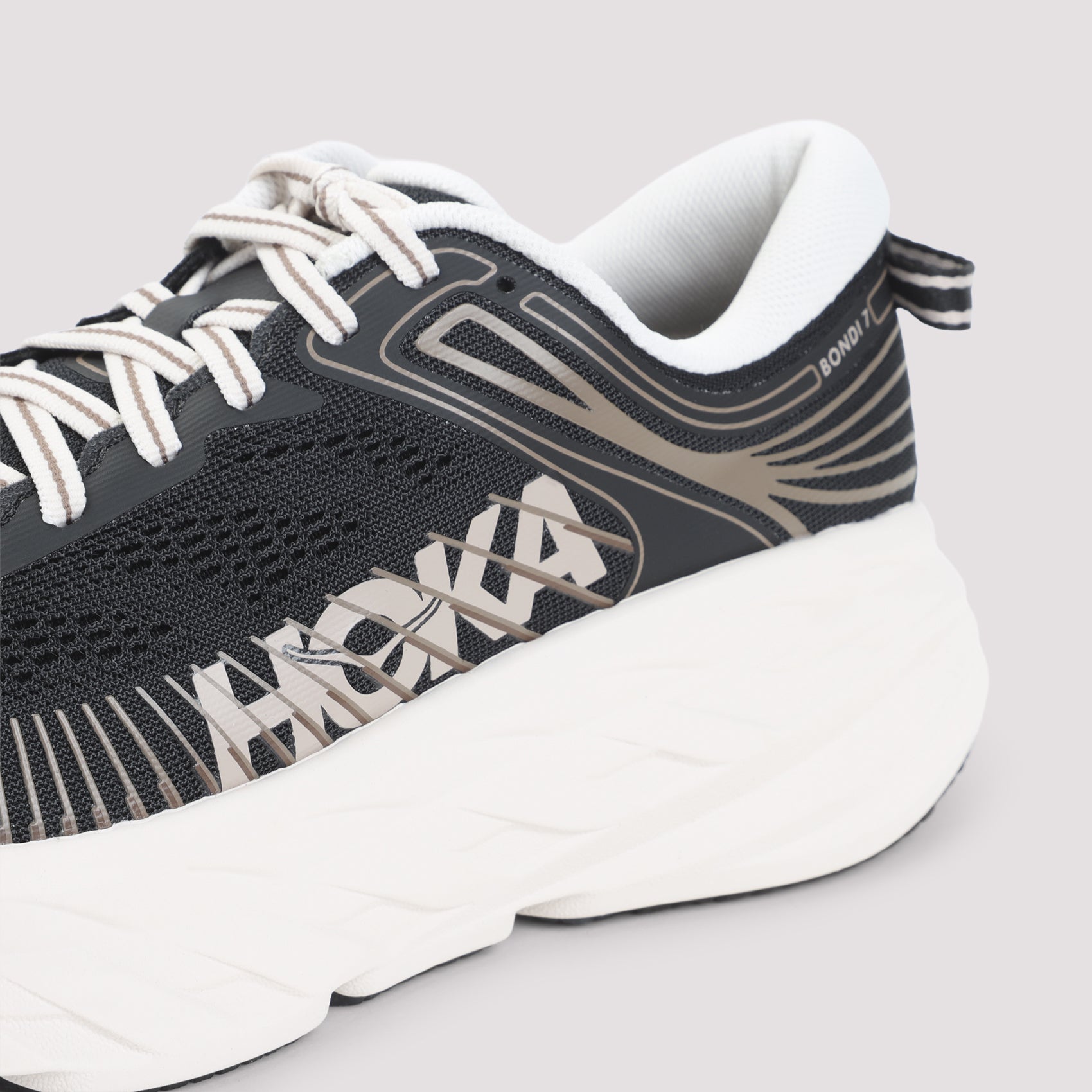 W Bondi 7 Sneakers Black Textile Rubber Shoe