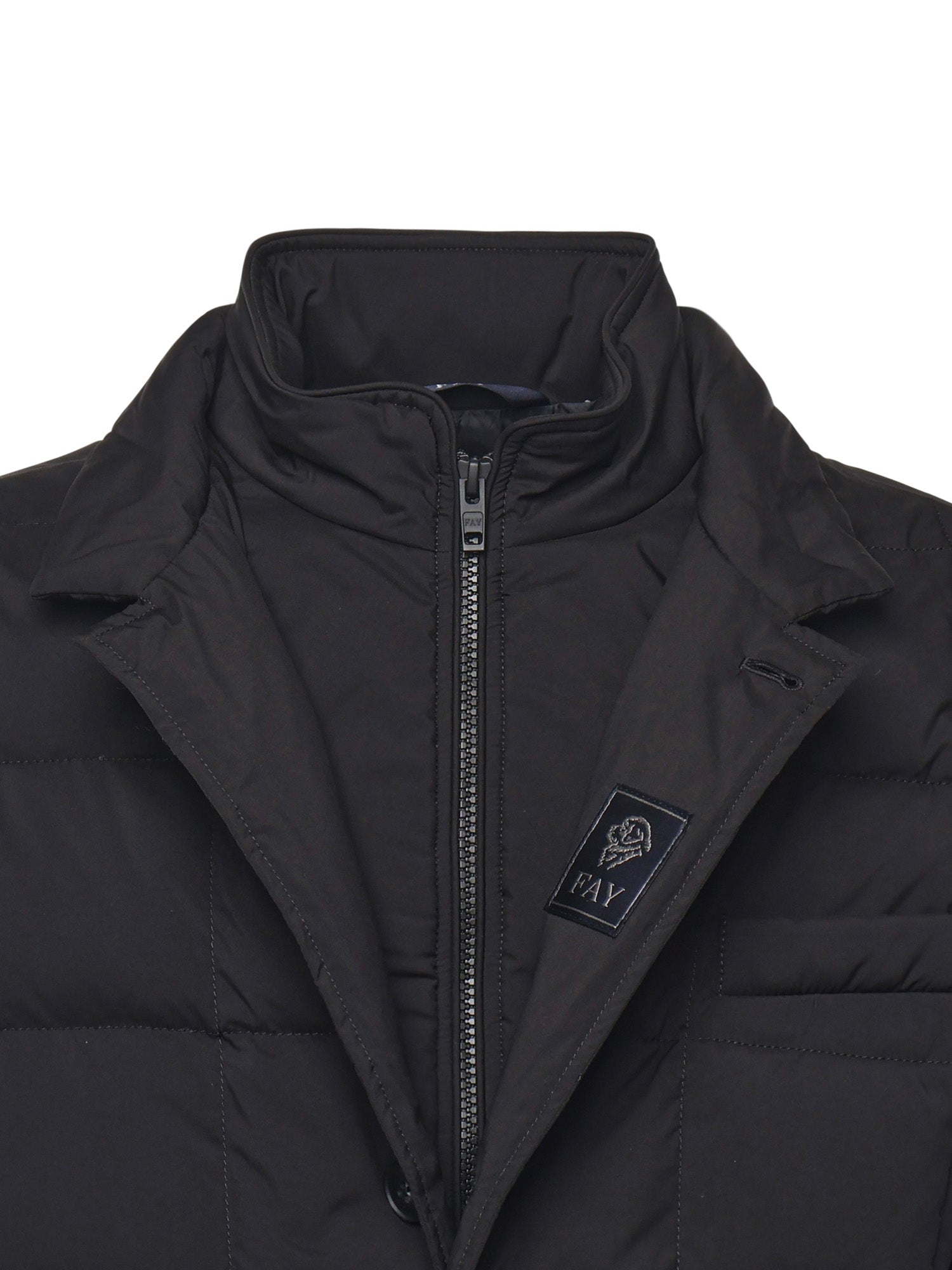Fay Coats Black Polyester