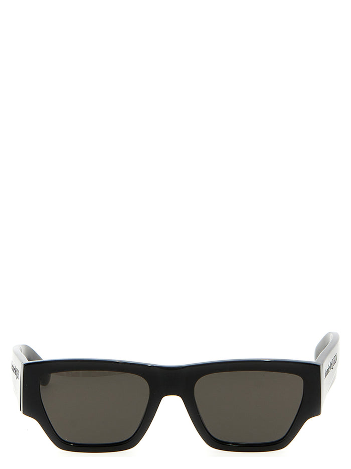 McQueen Angled sunglasses Black
