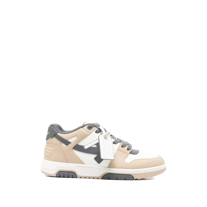 Sneaker Off-White Neutrals/grey Calf Leather: 100