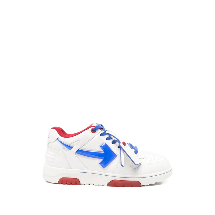 Sneaker Off-White White/blue Calf Leather: 81