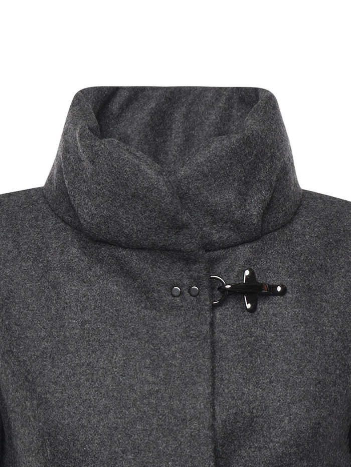 Fay Coats Gray Wool