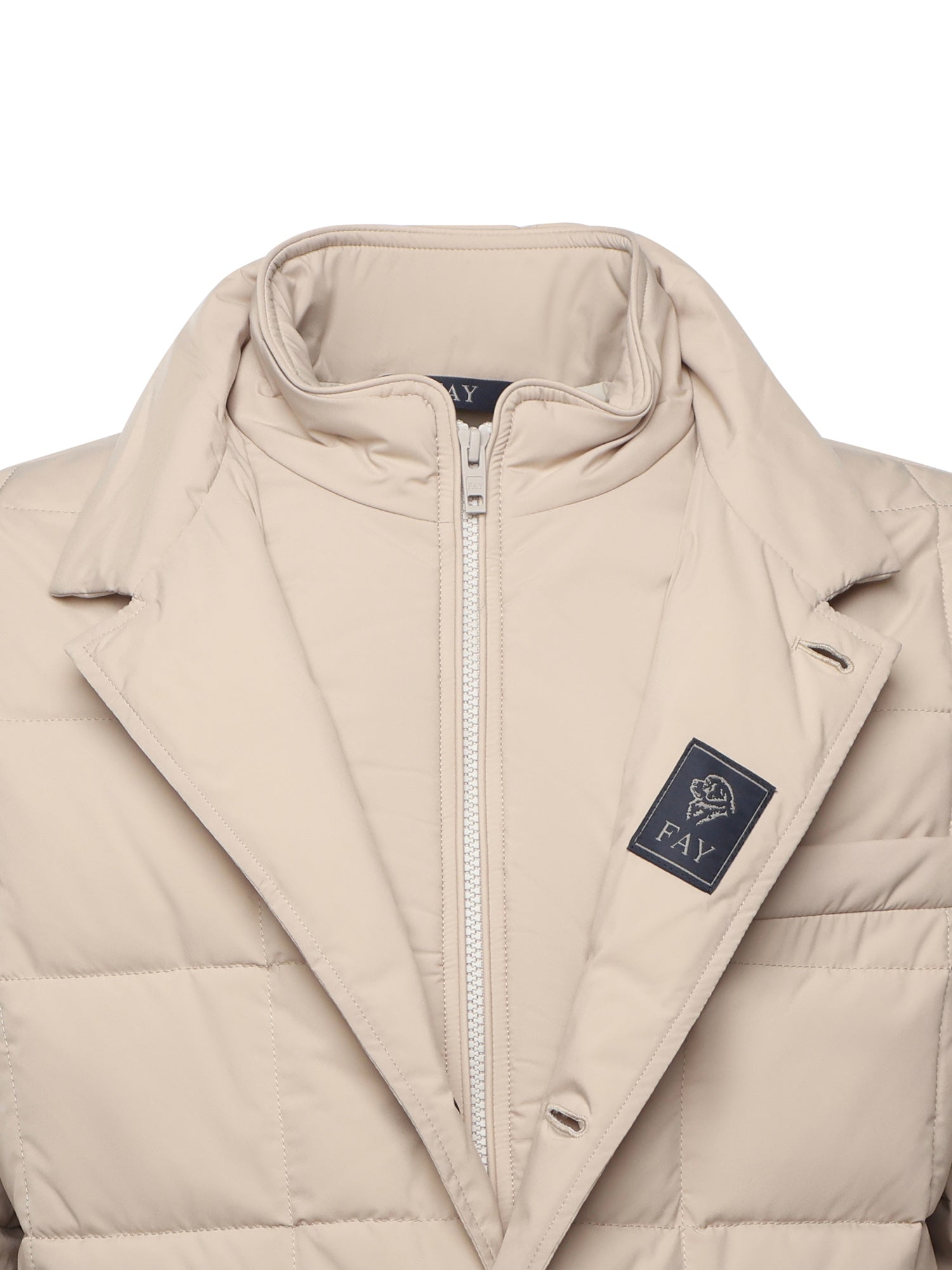 Fay Coats Beige Polyester