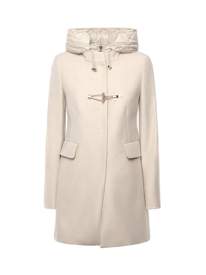 Fay Coats White Wool