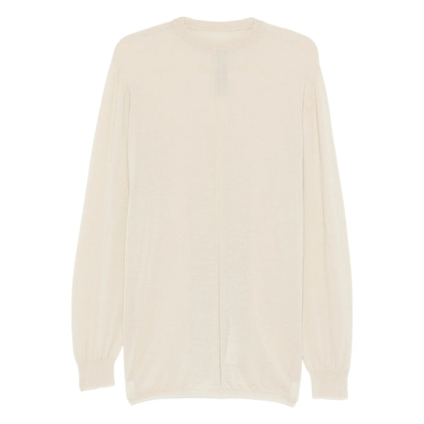 Crew Neck Long Sleeve Sweater Neutrals Rws Wool: 100. Jumpers