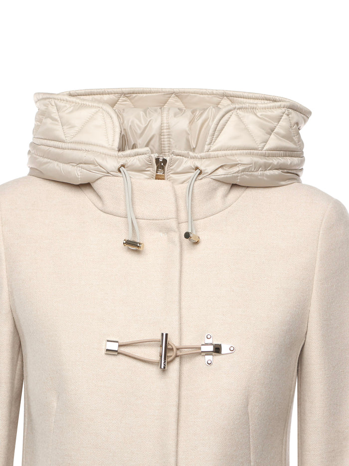 Fay Coats White Wool