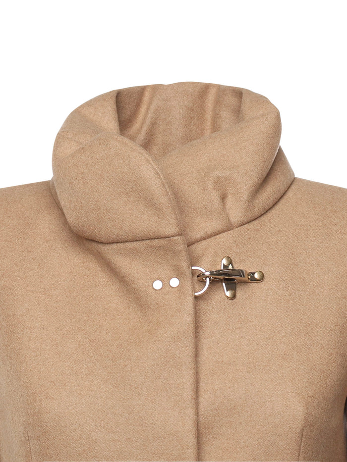 Fay Coats Beige Wool