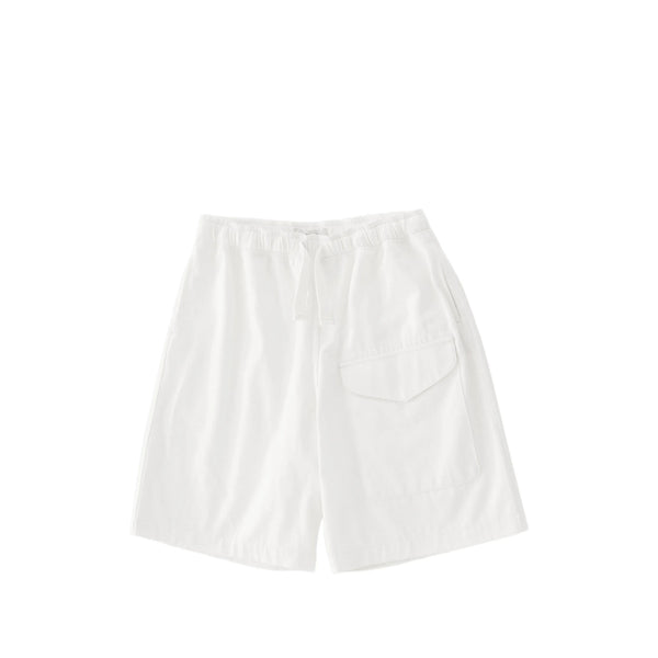 Elasticated Waist Shorts With Pockets Neutrals Cotton: 100