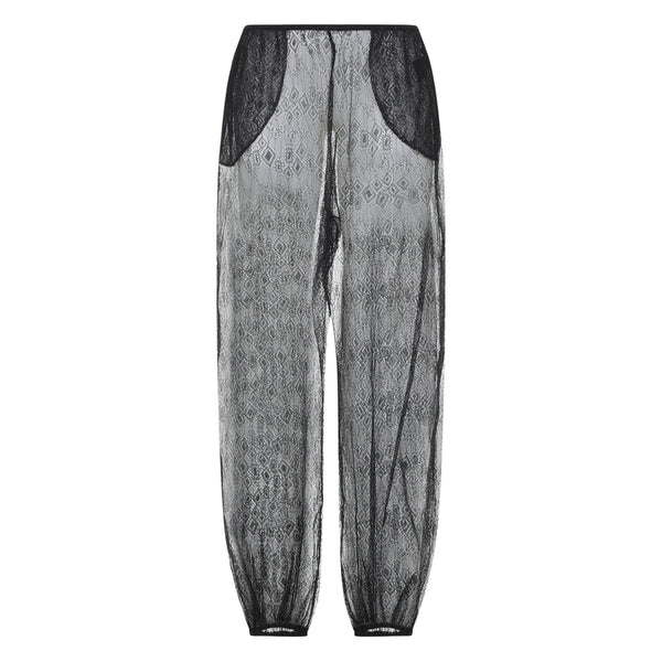 Tapered Trousers Orissa Black Polyamide
