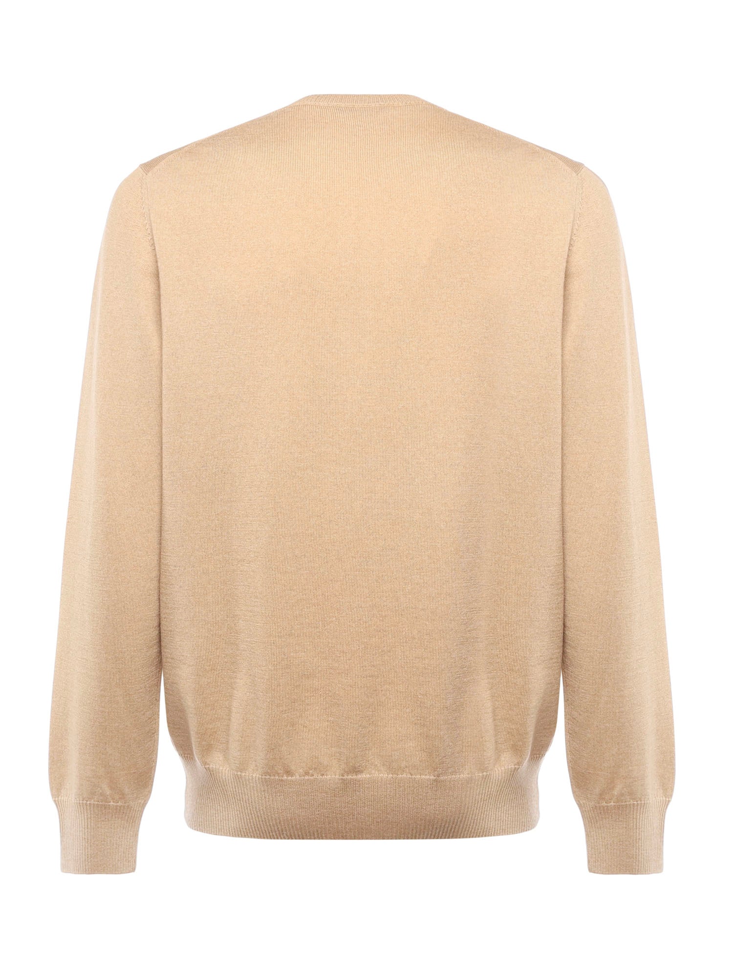 Fay Sweaters Beige Virgin Wool