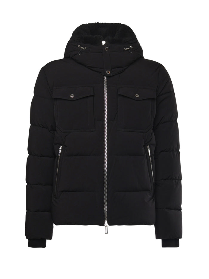 Moorer Coats Black Polyamide