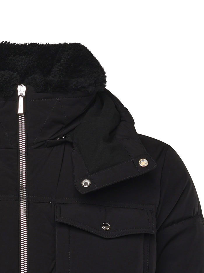 Moorer Coats Black Polyamide